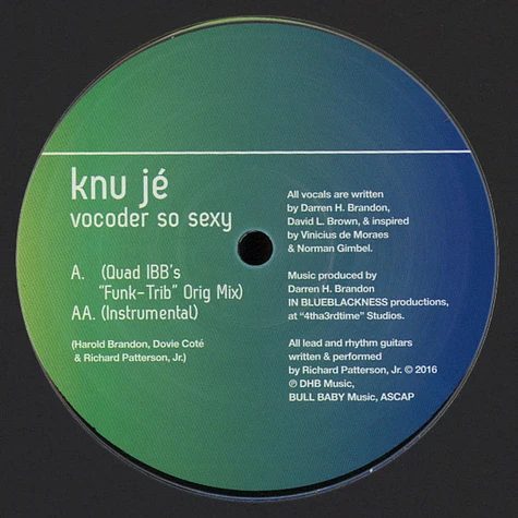 Knu Je' - Vocoder So Sexy