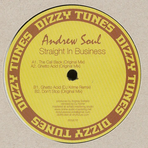 Andrew Soul - Straight In Business