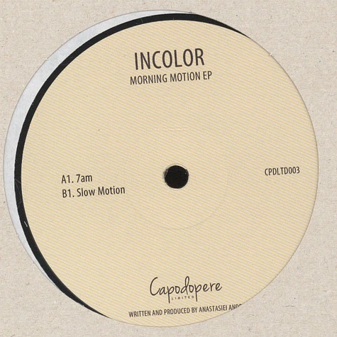 Incolor - Morning Motion EP