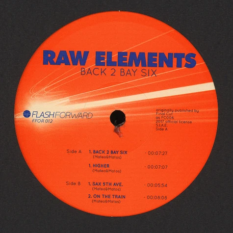 Raw Elements - Back 2 Bay Six Black Vinyl Edition