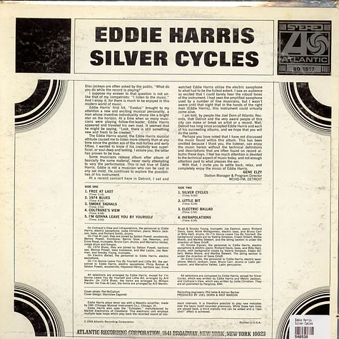 Eddie Harris - Silver Cycles