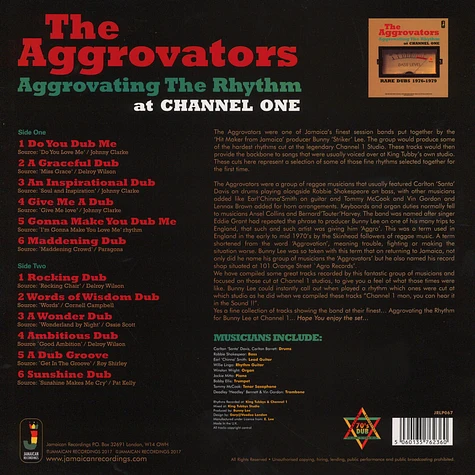 The Aggrovators - Aggrovating The Rhythm At Channel One