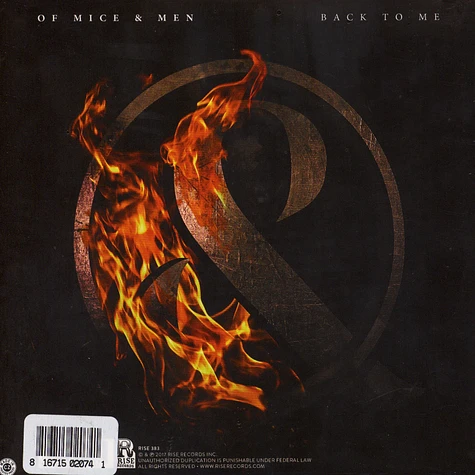 Of Mice & Men - Unbreakable / Back To Me Colored Vinyl Edition