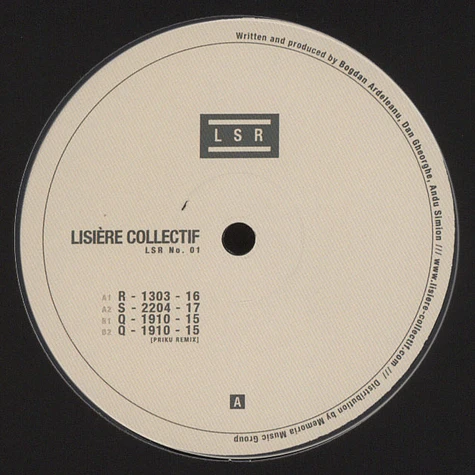Lisiere Collectif - LSR No. 01