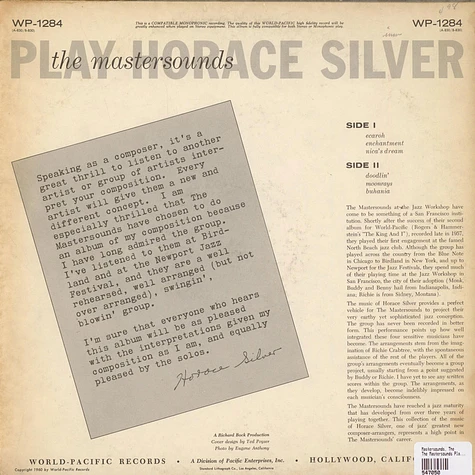 The Mastersounds - The Mastersounds Play Compositions By Horace Silver