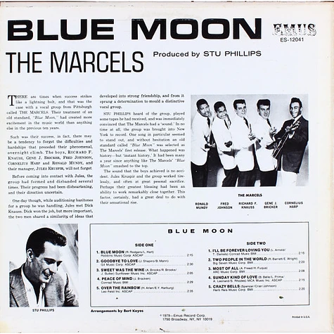 The Marcels - Blue Moon