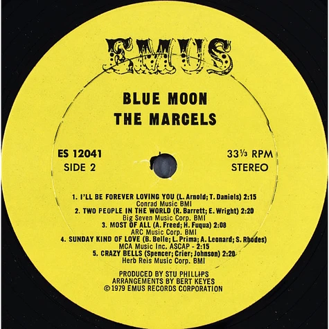 The Marcels - Blue Moon