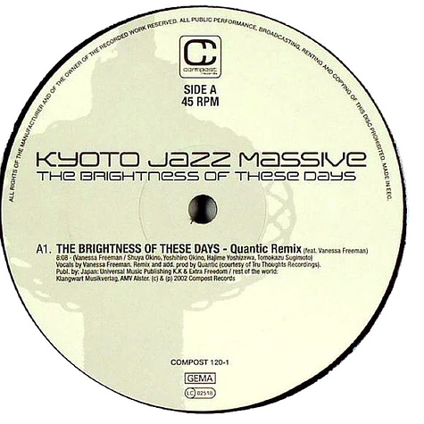 Kyoto Jazz Massive - The Brightness Of These Days