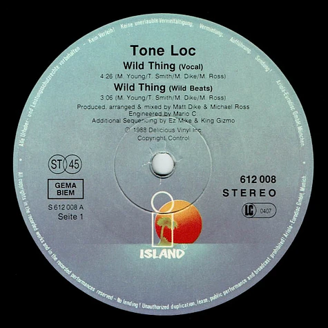 Tone Loc - Wild Thing