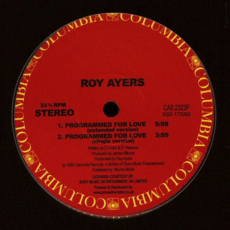Roy Ayers - Programmed For Love