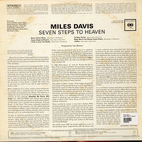 Miles Davis - Seven Steps To Heaven