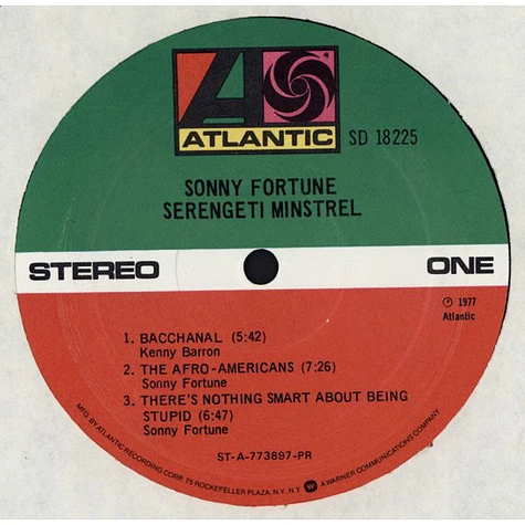 Sonny Fortune - Serengeti Minstrel