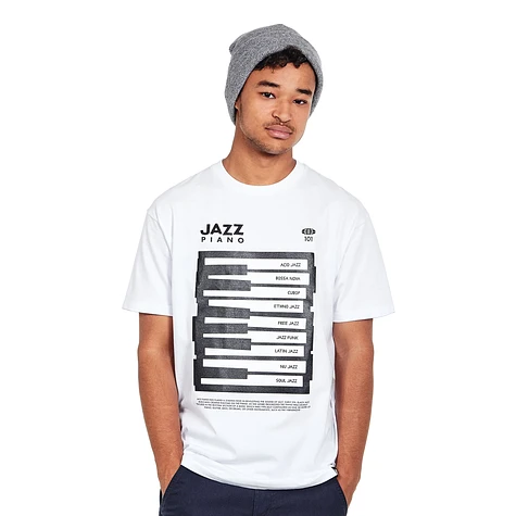 101 Apparel - Jazz Piano T-Shirt