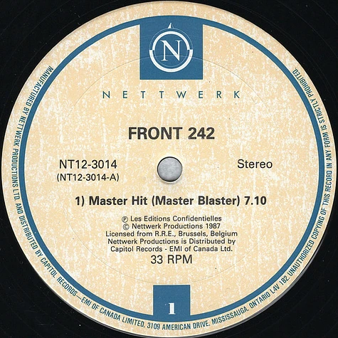 Front 242 - Masterhit (Extended Remix)