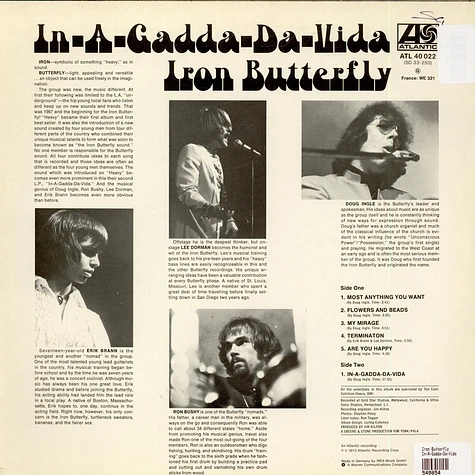 Iron Butterfly - In-A-Gadda-Da-Vida