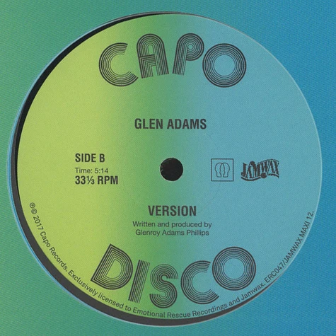 Glen Adams - A Beat For You