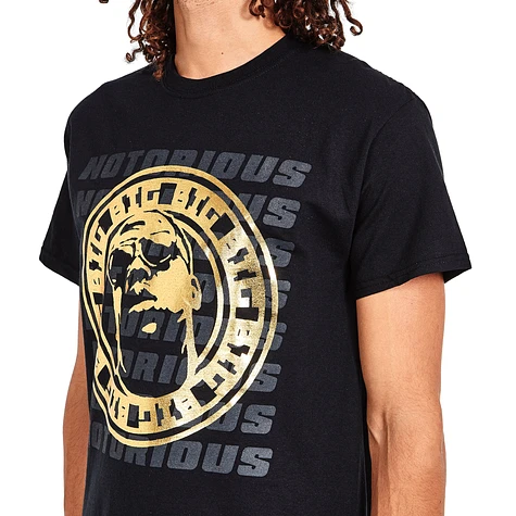 The Notorious B.I.G. - Gold Circle T-Shirt