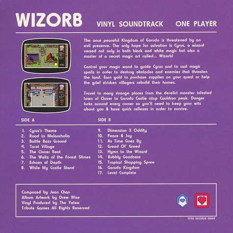 Jean Chan - OST Wizorb Picture Disc Edition