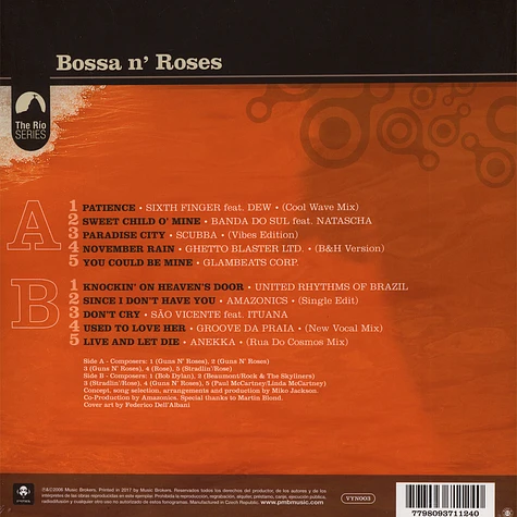 V.A. - Bossa N' Roses - The Electro-Bossa Songbook Of Guns N' Roses