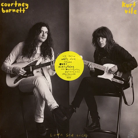 Courtney Barnett & Kurt Vile - Lotta Sea Lice White Vinyl Edition