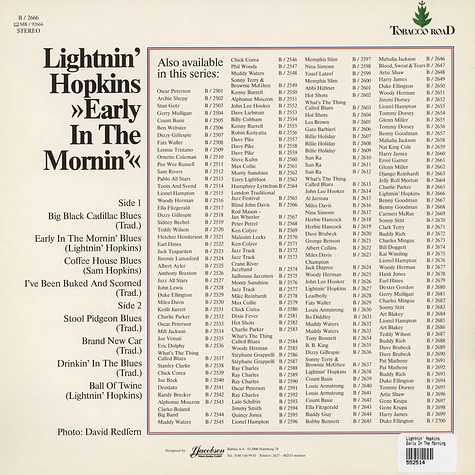 Lightnin' Hopkins - Early In The Mornin'