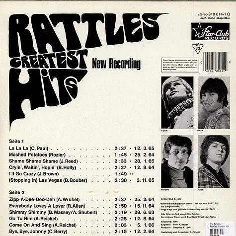 The Rattles - Rattles Greatest Hits "New Recording"