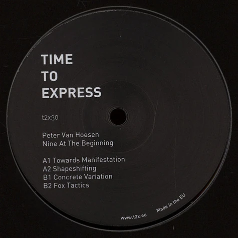 Peter Van Hoesen - Nine In The Begining