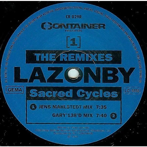 Pete Lazonby - Sacred Cycles (The Remixes)