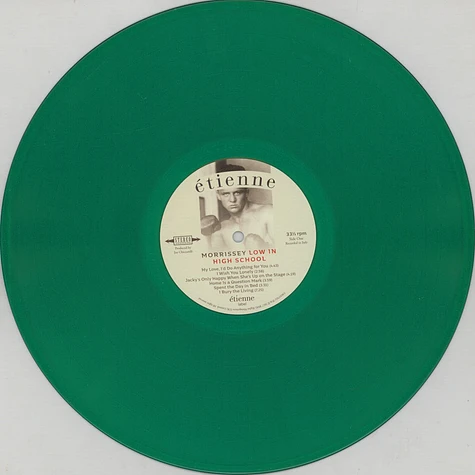 Morrissey - Low In High School Transparent Green Vinyl Edition