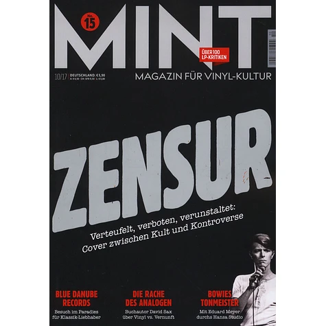 Mint - Das Magazin Für Vinylkultur - Ausgabe 15 - Oktober 2017