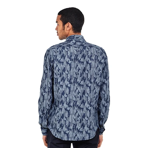 Barbour - Indigo Camo Shirt