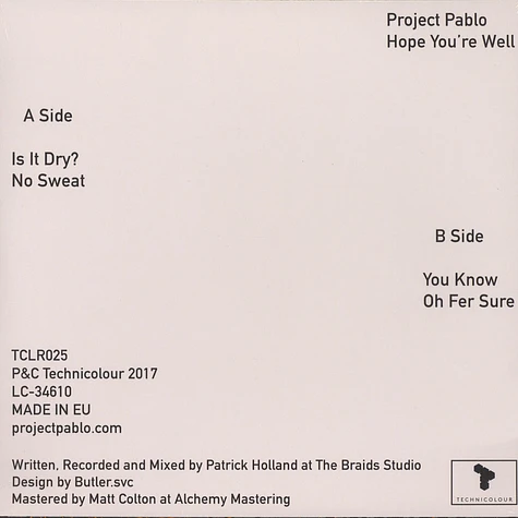 Project Pablo - Hope You're Well