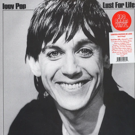 Iggy Pop - Lust For Life Red Vinyl Edition