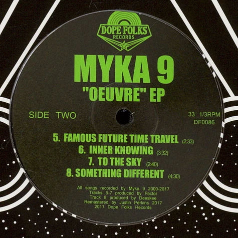 Myka 9 - Oeuvre EP