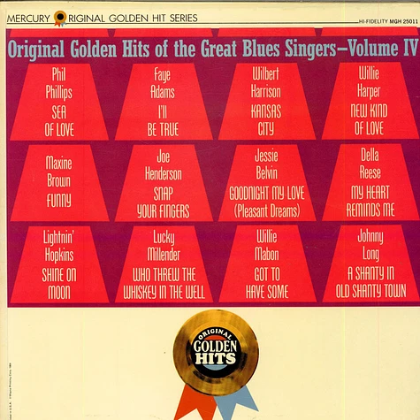 V.A. - Original Golden Hits Of The Great Blues Singers-Volume IV