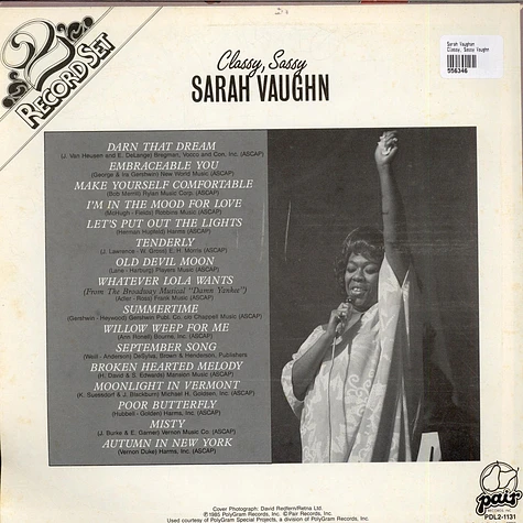 Sarah Vaughan - Classy, Sassy Vaughn