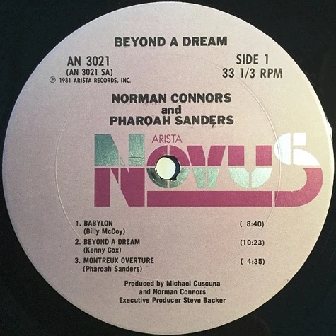 Pharoah Sanders & Norman Connors - Beyond A Dream - Vinyl LP