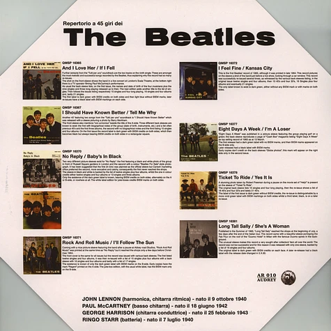 The Beatles - Su Dischi Parlophon Volume 2