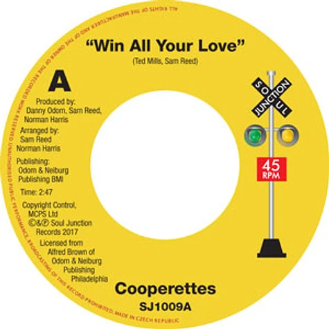 The Cooperettes / Toppiks - Win All Your Love
