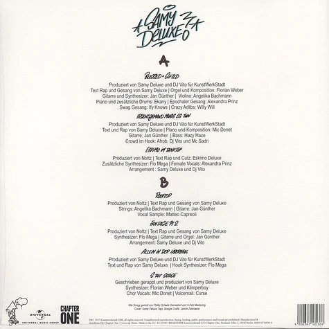 Samy Deluxe - Deluxe Edition White Vinyl Edition