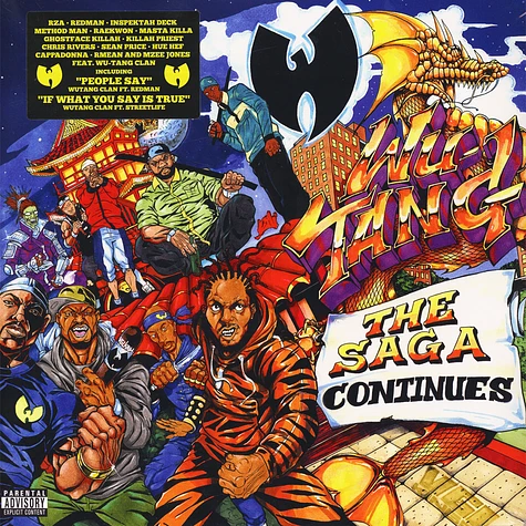 Wu-Tang Clan - The Saga Continues Orange Vinyl Edition