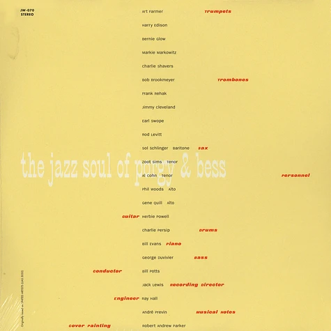 Bill Potts - The Jazz Soul Of Porgy & Bess