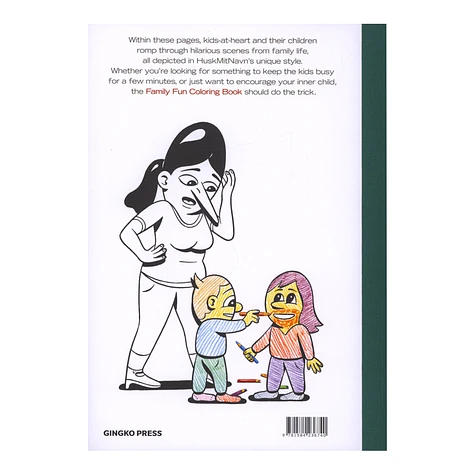 HuskMitNavn - The Fun Family Coloring Book