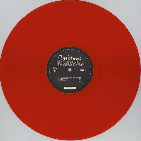 V.A. - Christmas On Death Row Transparent Red Vinyl Edition