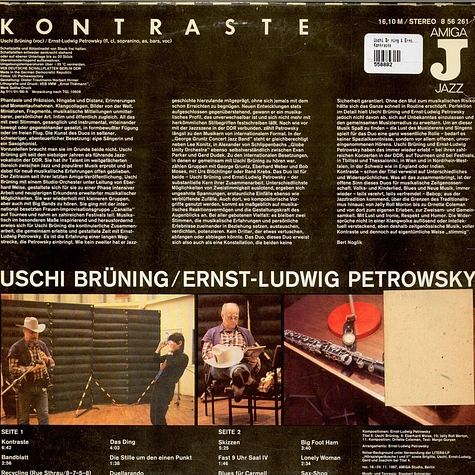 Uschi Brüning & Ernst-Ludwig Petrowsky - Kontraste