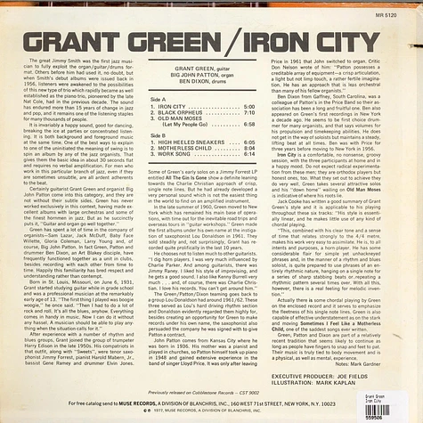 Grant Green With Ben Dixon And John Patton - Iron City