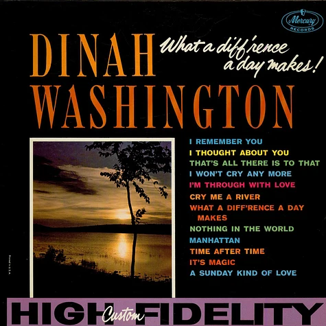 Dinah Washington - What A Diff'rence A Day Makes!