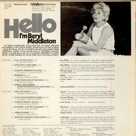 Beryl Middleton - Hello I'm Beryl Middleton