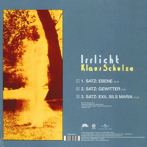 Klaus Schulze - Irrlicht (2017 Remaster)