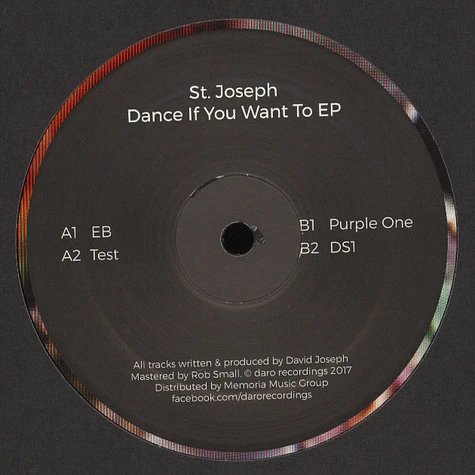 St. Joseph - Dance If You Want To EP